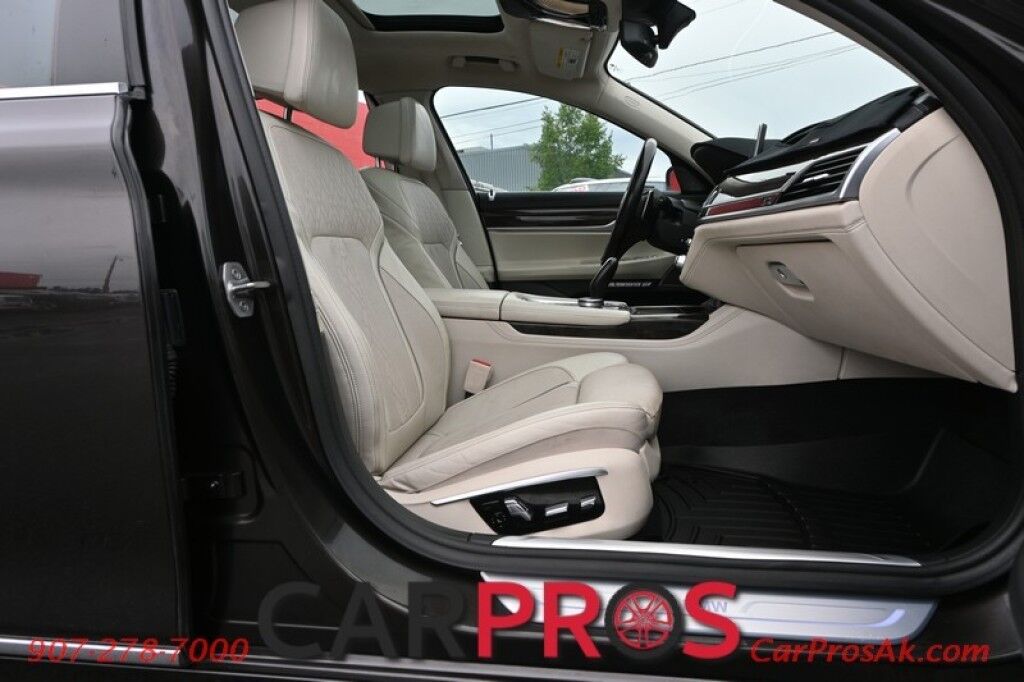 2016 BMW 750i xDrive AWD - 4.4 Twin Turbocharged V8 - Driving Assist & Executive Pkg - Harman/Kardon Speakers - Keyless Entry & Start - Heated & Cooled Leather Seats - Heated Steering Wheel - 2nd Row Heated & Cooled Seats - HUD - Duel Panel Sunroof Anchorage AK