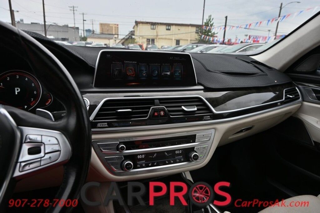 2016 BMW 750i xDrive AWD - 4.4 Twin Turbocharged V8 - Driving Assist & Executive Pkg - Harman/Kardon Speakers - Keyless Entry & Start - Heated & Cooled Leather Seats - Heated Steering Wheel - 2nd Row Heated & Cooled Seats - HUD - Duel Panel Sunroof Anchorage AK