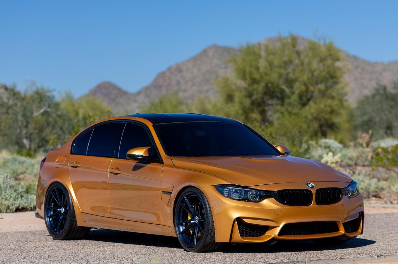 2016 BMW M3 6spd Sunburst Gold Metallic Very Rare 1 of 1 Spec