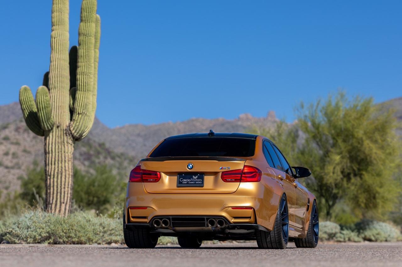 2016 BMW M3 6spd Sunburst Gold Metallic Very Rare 1of1 Very Rare Spec Scottsdale AZ