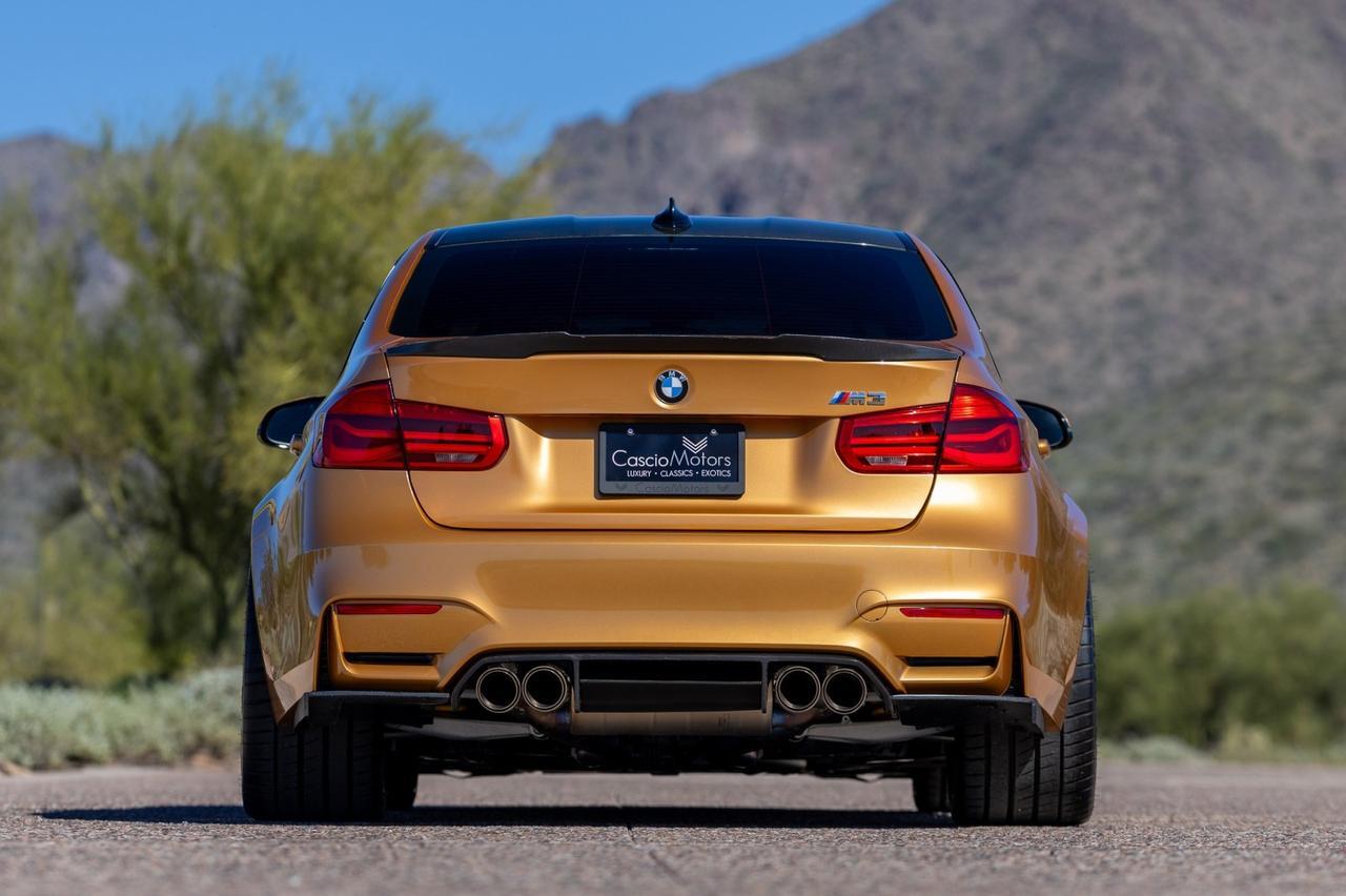 2016 BMW M3 6spd Sunburst Gold Metallic Very Rare 1of1 Very Rare Spec Scottsdale AZ