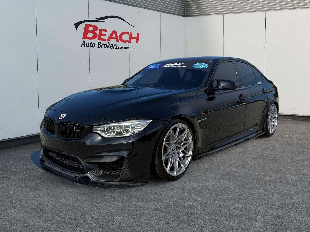 2016 BMW M3, HEATED FRONT/REAR SEATS, BLUETOOTH, POWER FOLDING MIRRORS, BACKUP CAMERA, POWER MIRRORS, BLIND SPOT ALERT, KEYLESS ENTRY, ALL WEATHER FLOOR MATS, CRUISE CONTROL, CLEAN CARFAX, LOW MILES, THIS BEAST IS READY TO SPEED INTO YOUR DRIVEWAY!