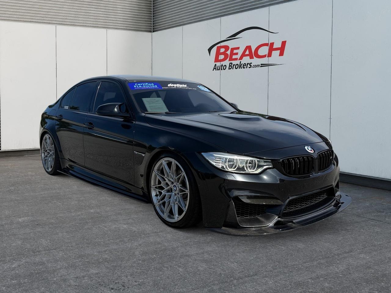 2016 BMW M3, HEATED FRONT/REAR SEATS, BLUETOOTH, POWER FOLDING MIRRORS, BACKUP CAMERA, POWER MIRRORS, BLIND SPOT ALERT, KEYLESS ENTRY, ALL WEATHER FLOOR MATS, CRUISE CONTROL, CLEAN CARFAX, LOW MILES, THIS BEAST IS READY TO SPEED INTO YOUR DRIVEWAY! Norfolk VA