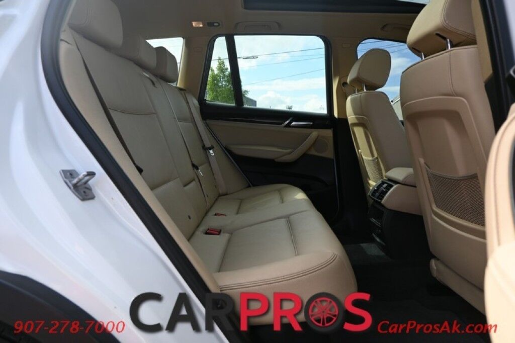 2016 BMW X3 xDrive28i - 2.0L - Automatic - All Wheel Drive - Driver Assistance Package - Bluetooth - Navigatin - Leather Front Heated Seats - Panoramic Sunroof - Keyless Entry Anchorage AK