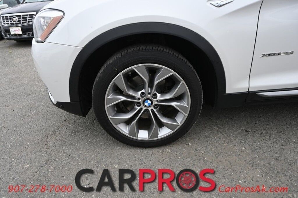 2016 BMW X3 xDrive28i - AWD - Driver Assistance & Premium Pkg - Xline - Front & Rear Heated Leather Seats - Heated Steering Wheel - Navigation - Panoramic Sunroof - Bluetooth - Back Up Camera - Rear Park Sensors - Power Liftgate - 28 MPG Anchorage AK