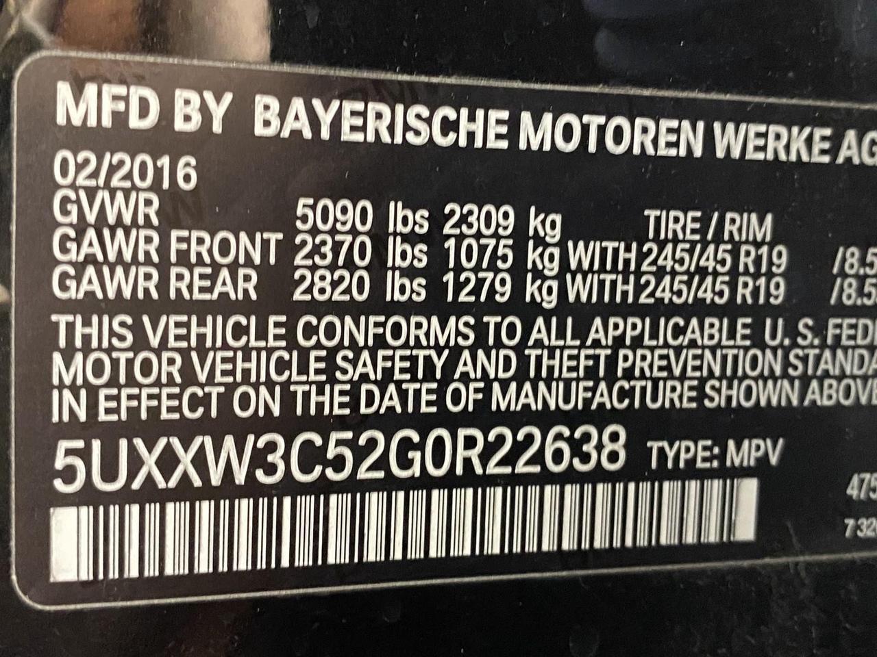 2016 BMW X4 xDrive28i Richmond Hill NY