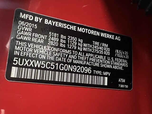 2016 BMW X4 xDrive35i Loveland CO