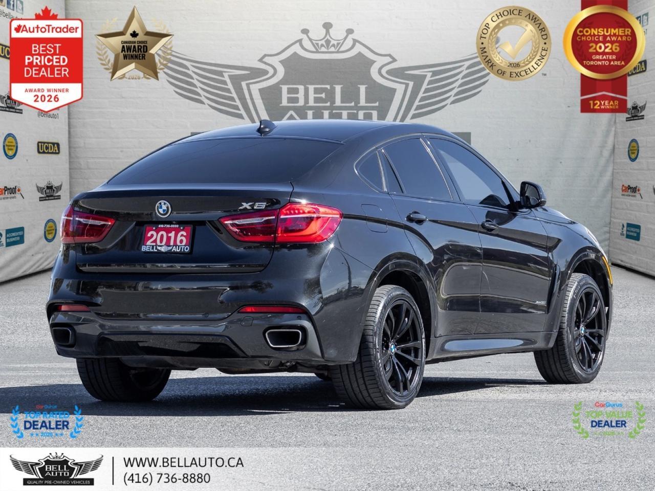 2016 BMW X6 xDrive35i | M-SPRT | NAVI | B.CAM | SUNROOF | HARMAN | LOWKMS | NOACCIDENT Toronto ON