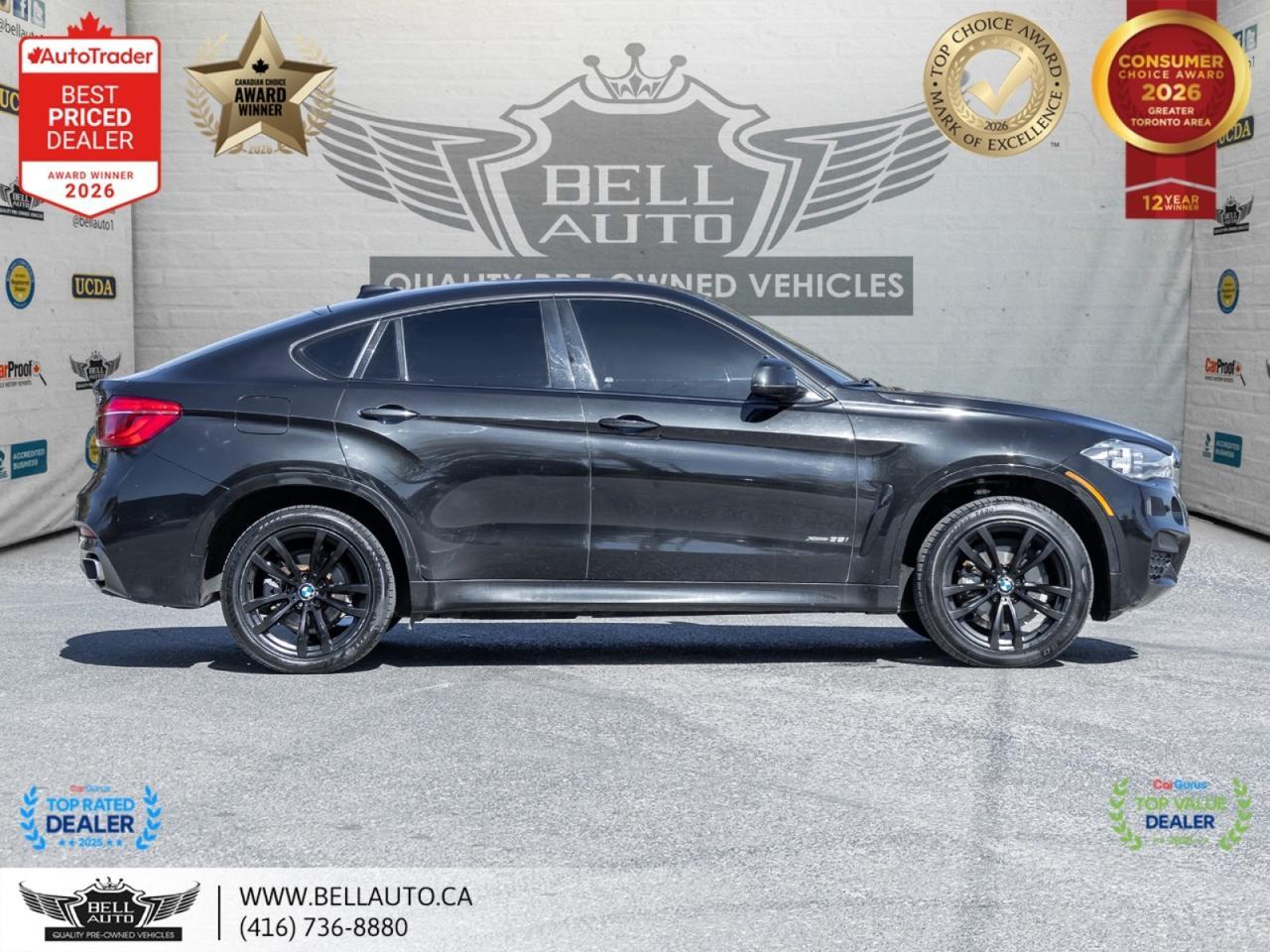 2016 BMW X6 xDrive35i | M-SPRT | NAVI | B.CAM | SUNROOF | HARMAN | LOWKMS | NOACCIDENT Toronto ON