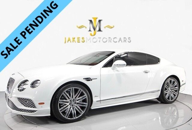 2016 Bentley Continental GT Speed *WHITE ON RED* *1-OWNER SINCE NEW* *16,000 MILES*