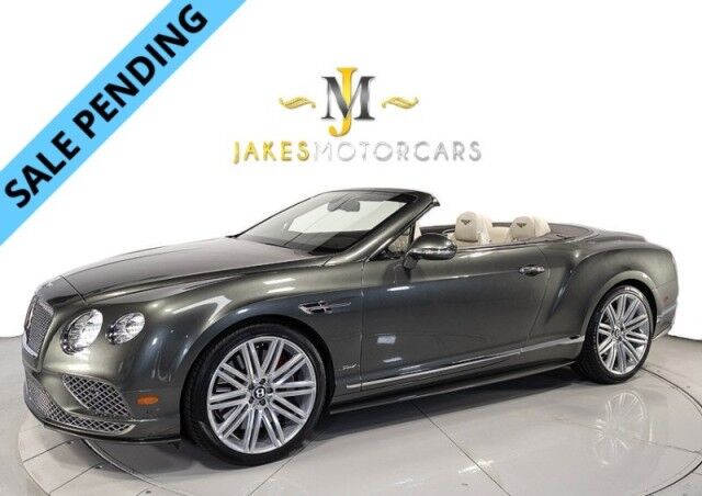 2016 Bentley Continental GTC Speed Convertible ($283,475 MSRP!) *ONLY 7,000 MILES* *SPECIAL ORDER COLOR* *2-OWNER*