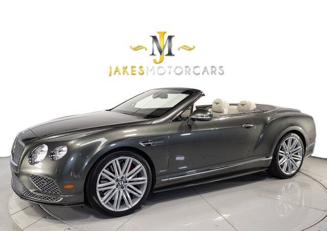 2016 Bentley Continental GTC Speed Convertible ($283,475 MSRP!) *ONLY 7,000 MILES* *SPECIAL ORDER COLOR* *2-OWNER*
