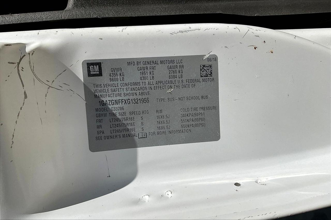 2016 CHEVROLET EXPRESS G3500 LS Houston TX