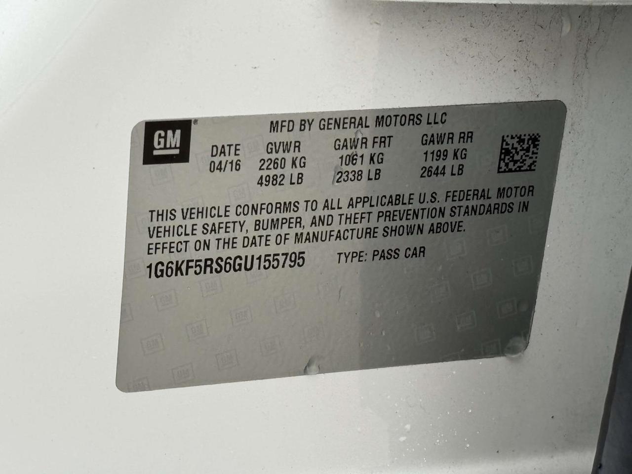 2016 Cadillac CT6 3.6L Premium Luxury Fredericksburg VA