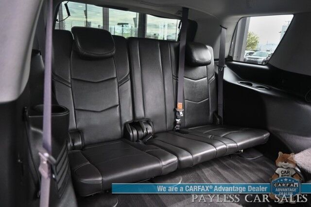 2016 Cadillac Escalade Premium / 4X4 / AutoStart / Heated & Cooled Leather Seats / Heated Steering Wheel / Bose Speakers / Sunroof / HUD / NAV / 360 Cam / Lane Departure & Blind Spot Alert / Rear Entertainment / 3rd Row / Seats 7 / Tow Pkg Anchorage AK