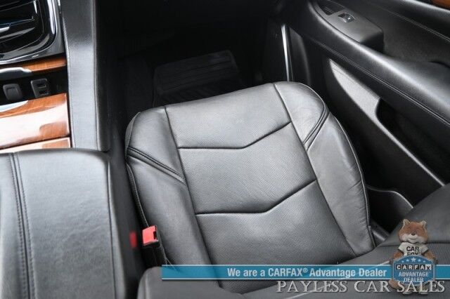2016 Cadillac Escalade Premium / 4X4 / AutoStart / Heated & Cooled Leather Seats / Heated Steering Wheel / Bose Speakers / Sunroof / HUD / NAV / 360 Cam / Lane Departure & Blind Spot Alert / Rear Entertainment / 3rd Row / Seats 7 / Tow Pkg Anchorage AK