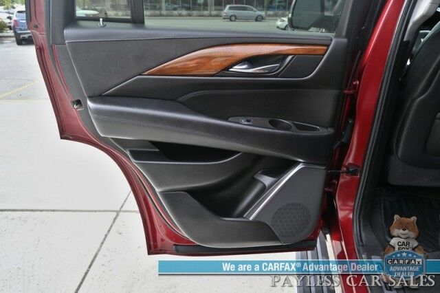 2016 Cadillac Escalade Premium / 4X4 / AutoStart / Heated & Cooled Leather Seats / Heated Steering Wheel / Bose Speakers / Sunroof / HUD / NAV / 360 Cam / Lane Departure & Blind Spot Alert / Rear Entertainment / 3rd Row / Seats 7 / Tow Pkg Anchorage AK