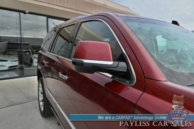 2016 Cadillac Escalade Premium / 4X4 / AutoStart / Heated & Cooled Leather Seats / Heated Steering Wheel / Bose Speakers / Sunroof / HUD / NAV / 360 Cam / Lane Departure & Blind Spot Alert / Rear Entertainment / 3rd Row / Seats 7 / Tow Pkg Anchorage AK