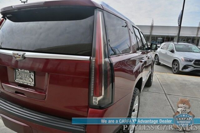 2016 Cadillac Escalade Premium / 4X4 / AutoStart / Heated & Cooled Leather Seats / Heated Steering Wheel / Bose Speakers / Sunroof / HUD / NAV / 360 Cam / Lane Departure & Blind Spot Alert / Rear Entertainment / 3rd Row / Seats 7 / Tow Pkg Anchorage AK