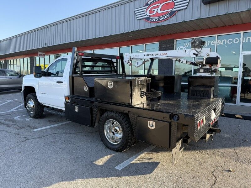 2016 Chevrolet 3500HD 4x4 Flatbed w/ Crane Work Truck Collinsville OK
