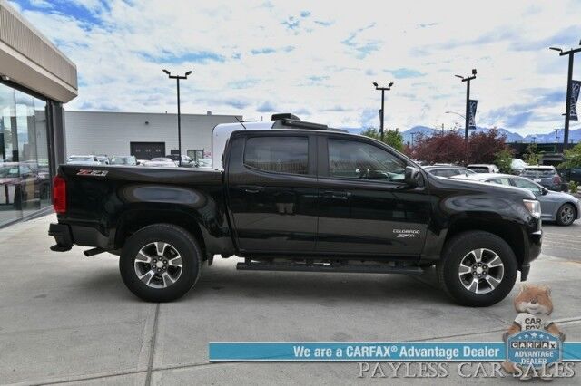 2016 Chevrolet Colorado / Z71 Off-Road Pkg / 4X4 / Power & Heated Cloth Seats / Bluetooth / Back Up Camera / Cruise Control / Tonneau Cover / Bed Liner / Running Boards / Tow Pkg Anchorage AK