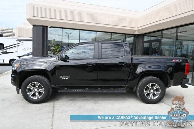 2016 Chevrolet Colorado / Z71 Off-Road Pkg / 4X4 / Power & Heated Cloth Seats / Bluetooth / Back Up Camera / Cruise Control / Tonneau Cover / Bed Liner / Running Boards / Tow Pkg Anchorage AK