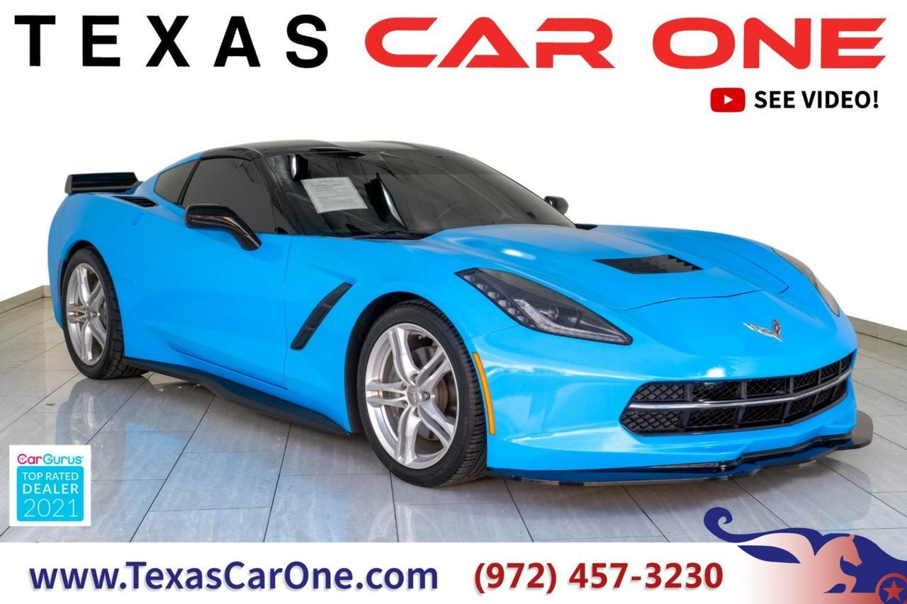 2016 Chevrolet Corvette STINGRAY LT AUTOMATIC LEATHER SEATS REAR CAMERA KEYLESS START PA