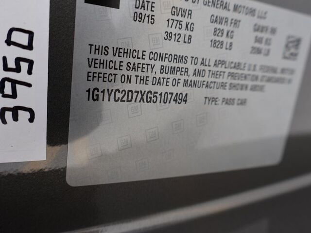 2016 Chevrolet Corvette Stingray Oshkosh WI