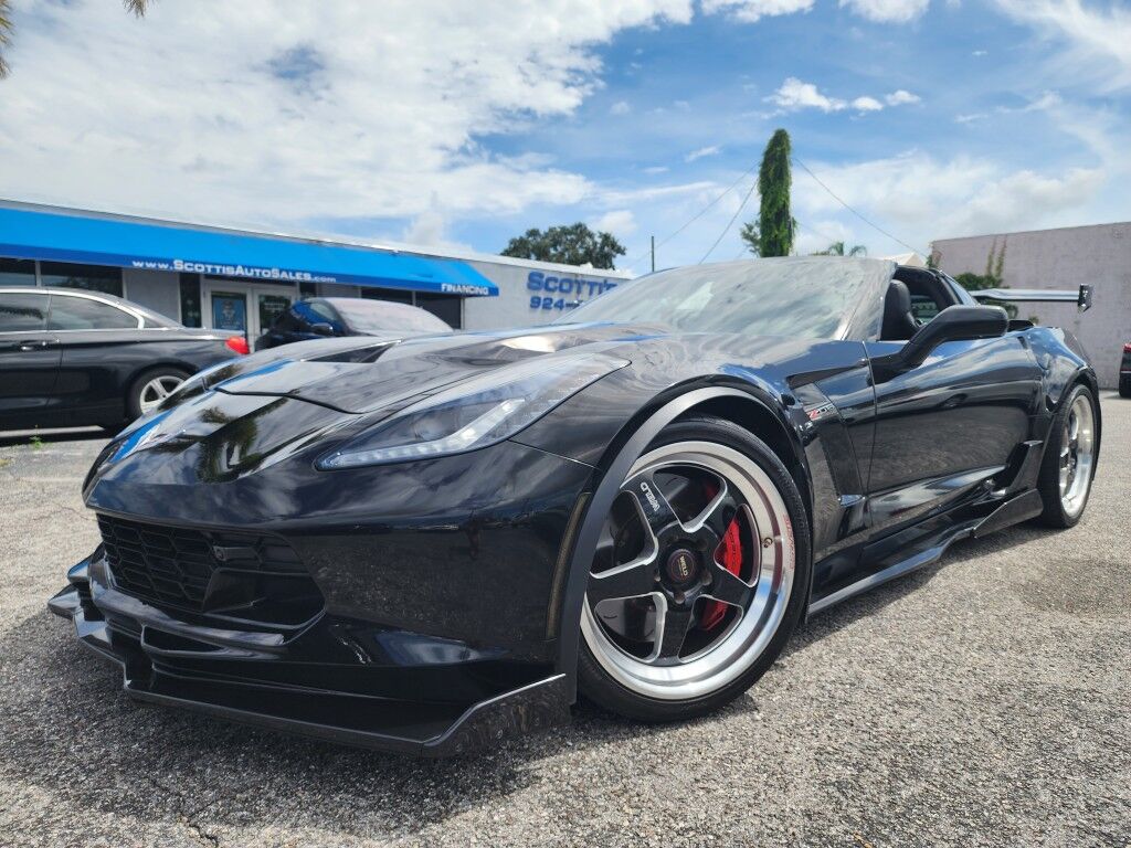 2016 Chevrolet Corvette Z06 2LZ~WELDS RACING WHEELS~BORLA EXHAUST~ZR1 STYLE HOOD AND SPOILER~ONLINE FINANCE AND SHIPPING AVAILABLE!!! Sarasota FL