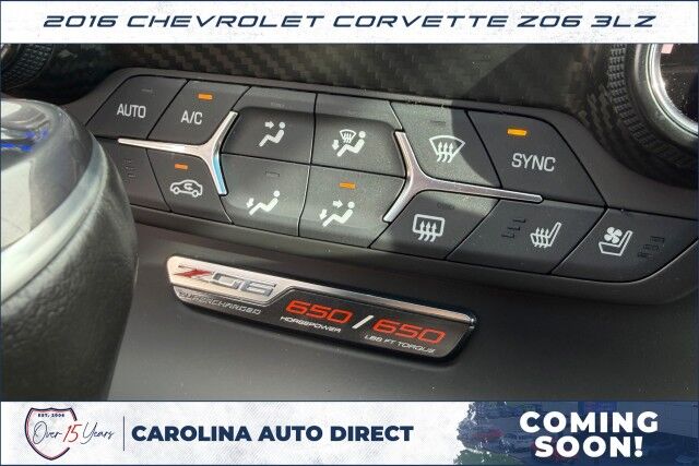 2016 Chevrolet Corvette Z06 3LZ / Ground Effects PKG / Coming Soon! High Point NC
