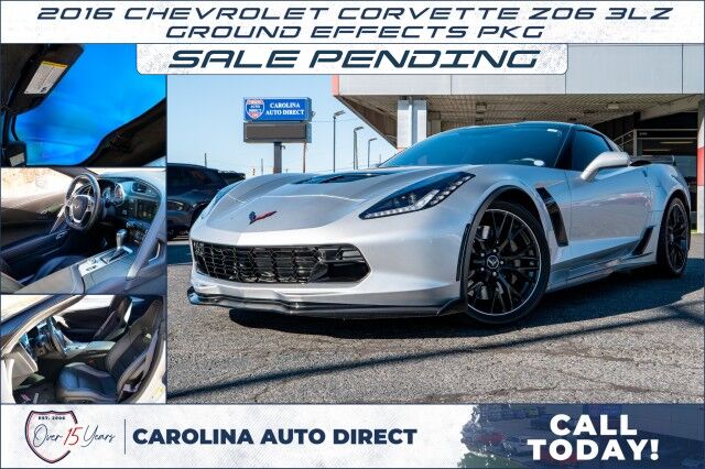 2016 Chevrolet Corvette Z06 3LZ / Ground Effects PKG / Supercharged V8!