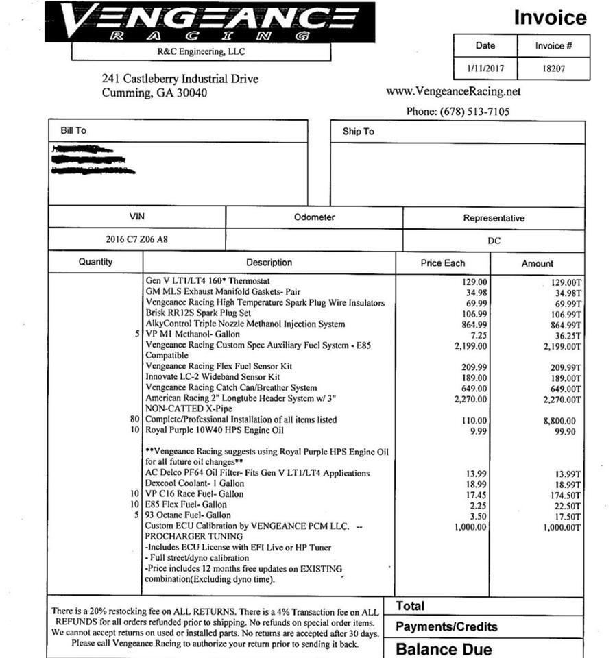 2016 Chevrolet Corvette Z06 Incredible build, 1075 WHP, 3LZ, ZO7, Carbon Ceram Portland OR