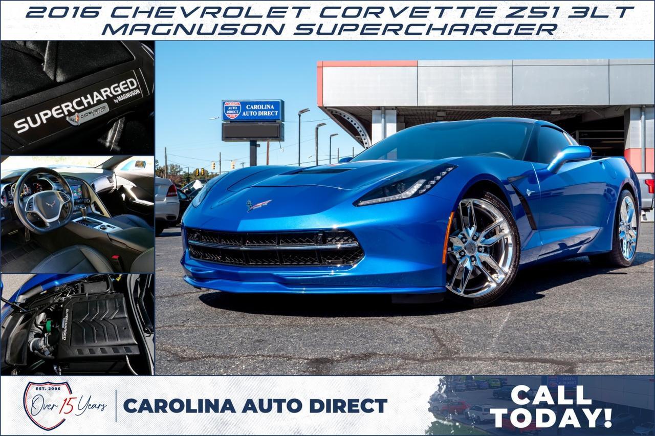 2016 Chevrolet Corvette Z51 3LT / Magnuson Supercharger / 6.2L V8! Lincolnton NC