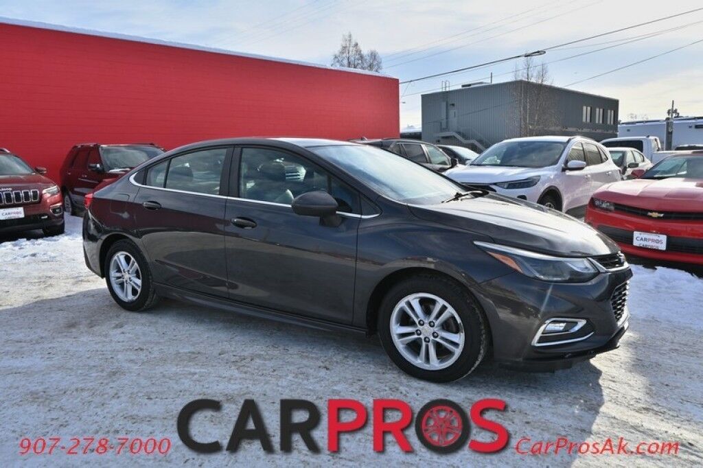 2016 Chevrolet Cruze LT - Automatic - RS Pkg - Convenience Pkg - Technology Pkg - Power & Heated Leather Seats - Sunroof - Auto Start - Push to Start - Bluetooth - Backup Camera - Bose Speakers - Aluminum Wheels - Low Miles Anchorage AK