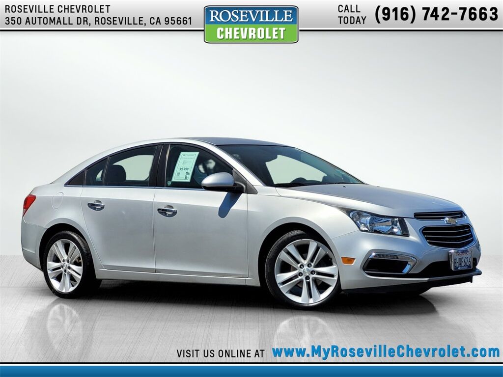 Used 2016 Chevrolet Cruze Limited LTZ with VIN 1G1PG5SB1G7134757 for sale in Roseville, CA