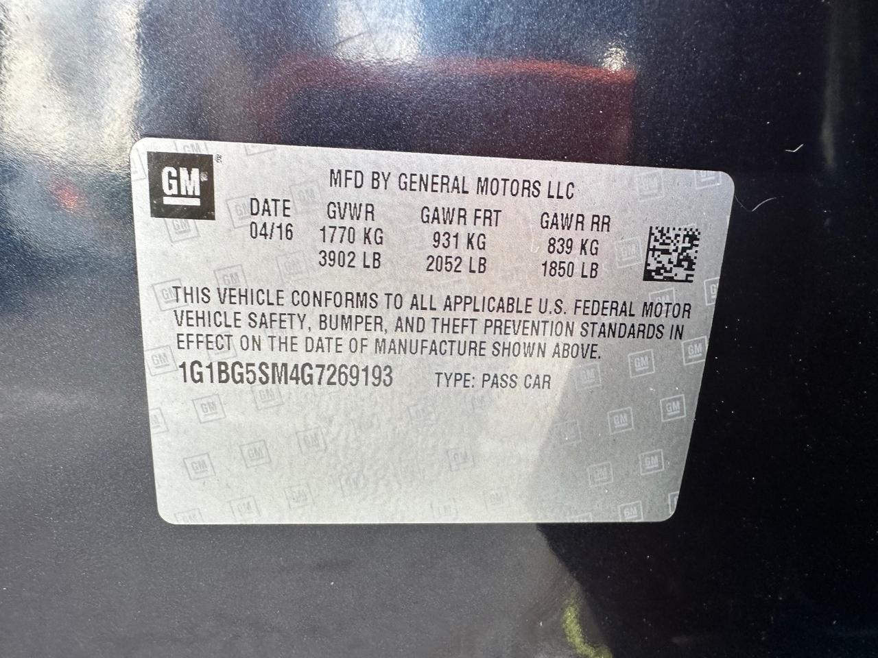 2016 Chevrolet Cruze Premier Auto Austin TX