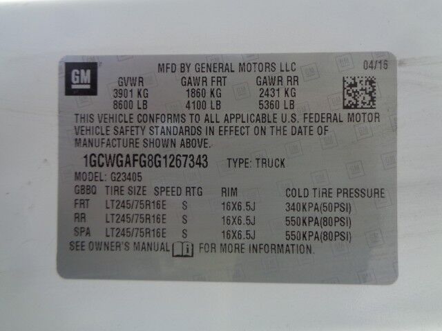 2016 Chevrolet Express 2500 ~ Ladder Rack & Shelves ~ Only 15K Miles! Rocklin CA