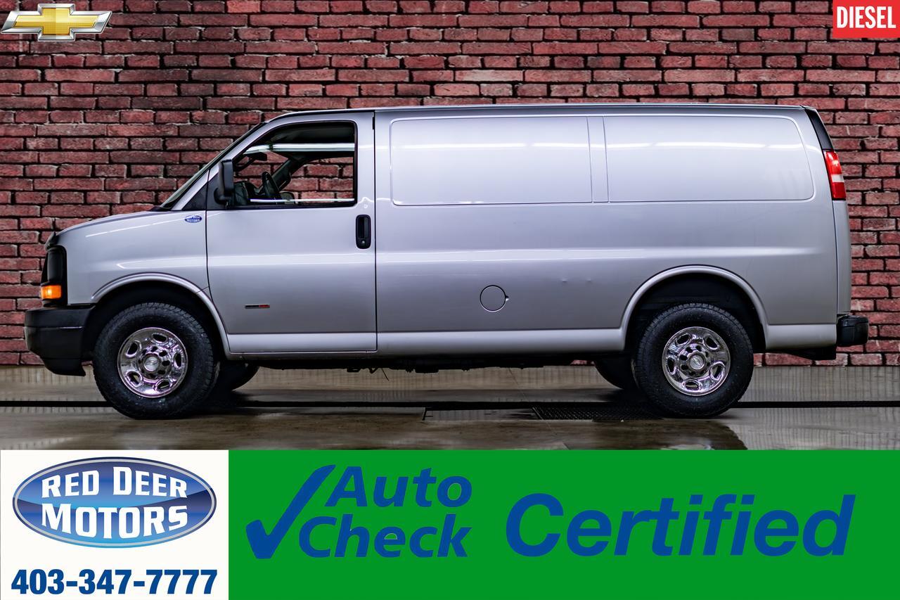 2016 Chevrolet Express 2500 Cargo Van Diesel Partition Shevles