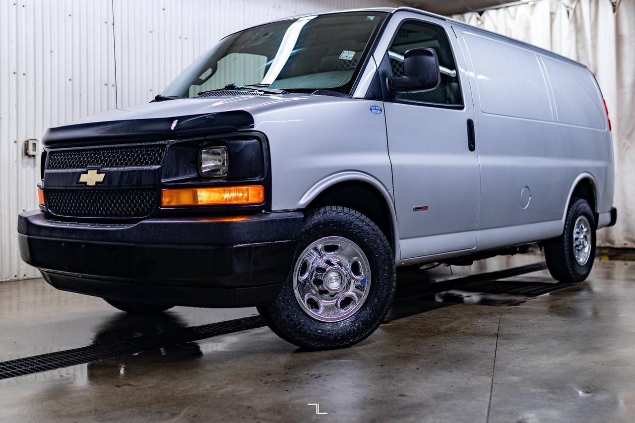 2016 Chevrolet Express 2500 Cargo Van Diesel Partition Shevles Red Deer AB