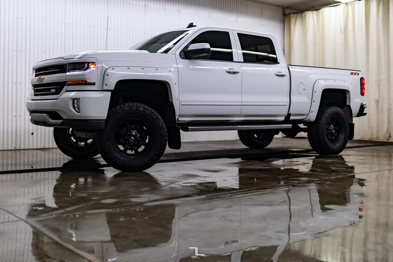 2016 Chevrolet Silverado 1500 4x4 Crew Cab LT Z71 BCam 6" Lift Red Deer AB