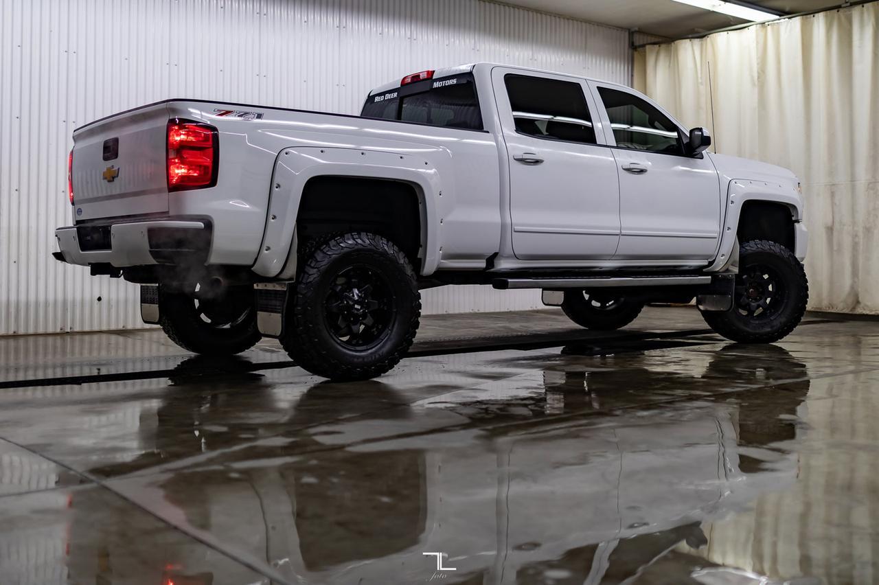 2016 Chevrolet Silverado 1500 4x4 Crew Cab LT Z71 BCam 6" Lift Red Deer AB