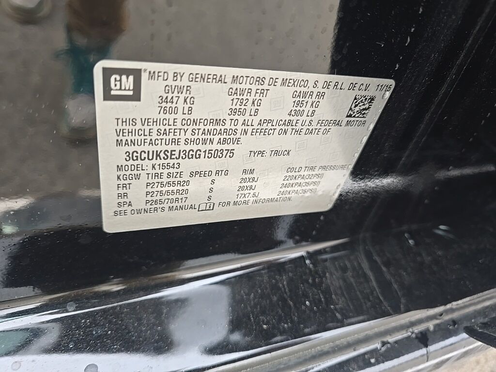 2016 Chevrolet Silverado 1500 4x4 Crew Cab LTZ Minocqua WI