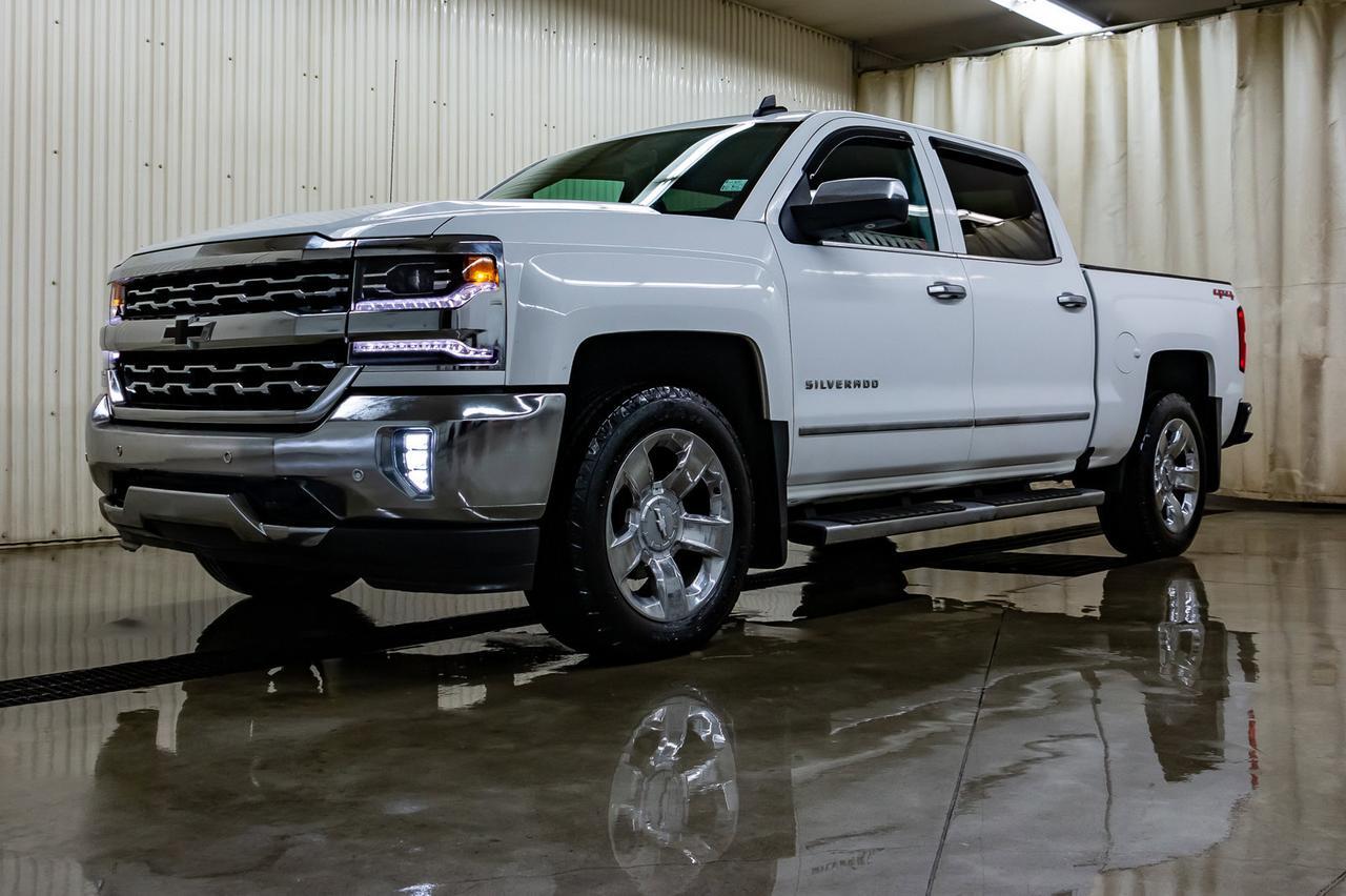 2016 Chevrolet Silverado 1500 4x4 Crew Cab LTZ Leather Nav BCam Red Deer AB