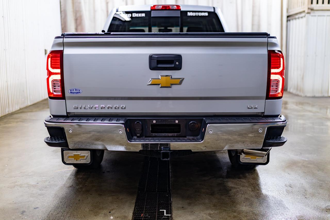2016 Chevrolet Silverado 1500 4x4 Crew Cab LTZ Leather Roof Nav BCam Red Deer AB