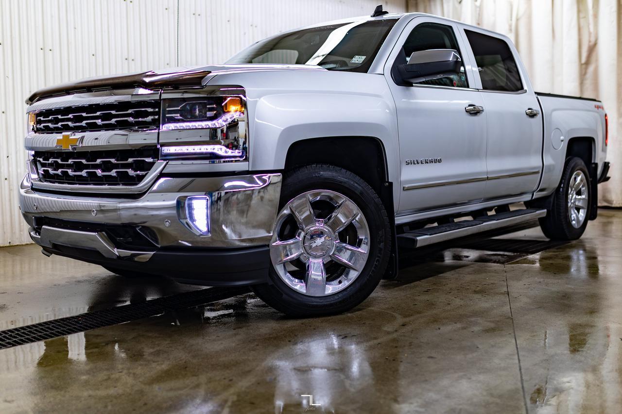 2016 Chevrolet Silverado 1500 4x4 Crew Cab LTZ Leather Roof Nav BCam Red Deer AB