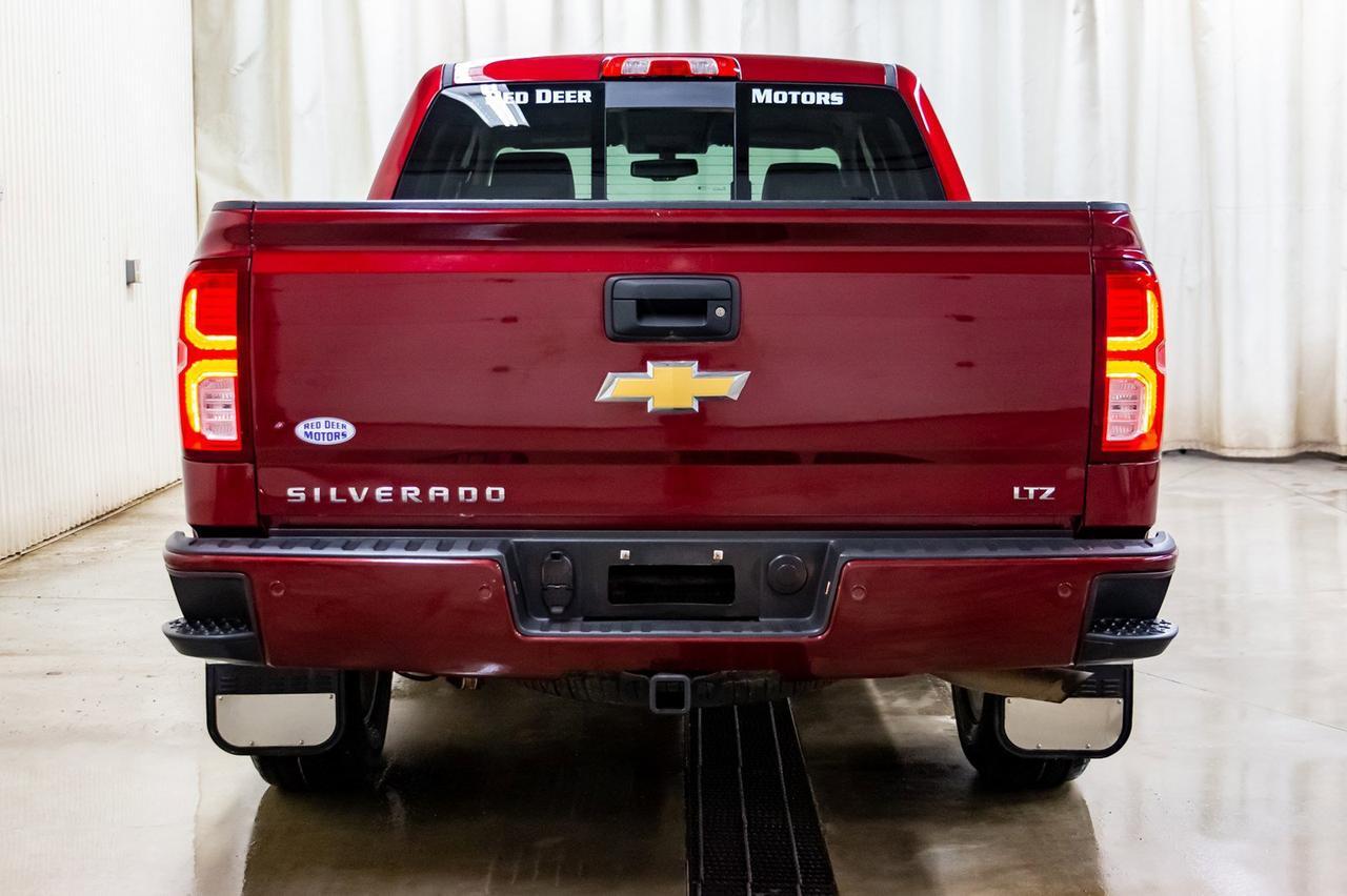 2016 Chevrolet Silverado 1500 4x4 Crew Cab LTZ Z71 Leather Nav BCam Red Deer AB
