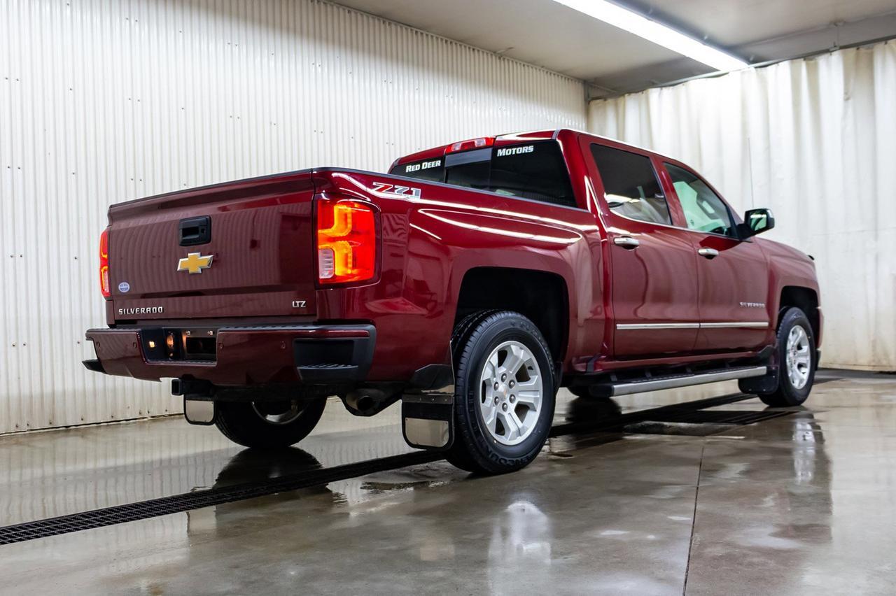 2016 Chevrolet Silverado 1500 4x4 Crew Cab LTZ Z71 Leather Nav BCam Red Deer AB
