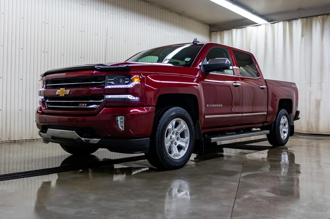 2016 Chevrolet Silverado 1500 4x4 Crew Cab LTZ Z71 Leather Nav BCam Red Deer AB
