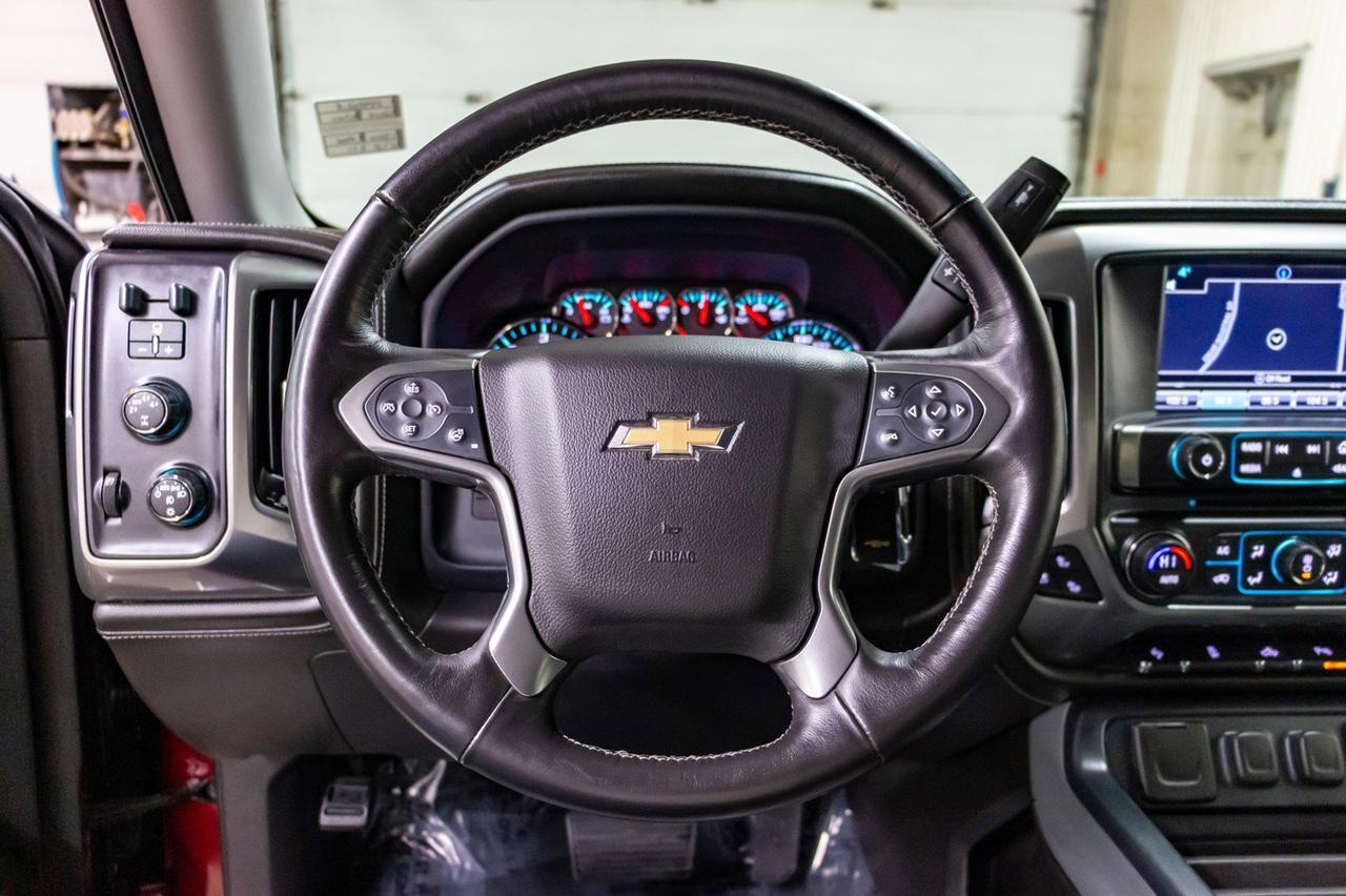 2016 Chevrolet Silverado 1500 4x4 Crew Cab LTZ Z71 Leather Nav BCam Red Deer AB
