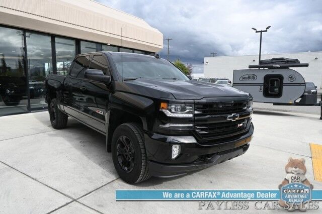 2016 Chevrolet Silverado 1500 LTZ / 4X4 / 6.2L V8 / Z71 Off-Road & Plus Pkg / Auto Start / Heated & Cooled Leather Seats / Heated Steering / Bose Speakers / Sunroof / Bluetooth / Bed Liner / Back Up Cam / Tow Pkg / Only 64K Miles Anchorage AK